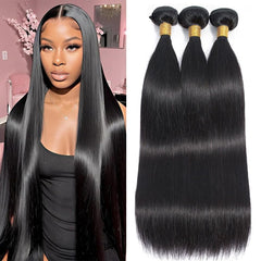 Wowqueen Beauty 16-inch straight weave bundle for full, smooth length