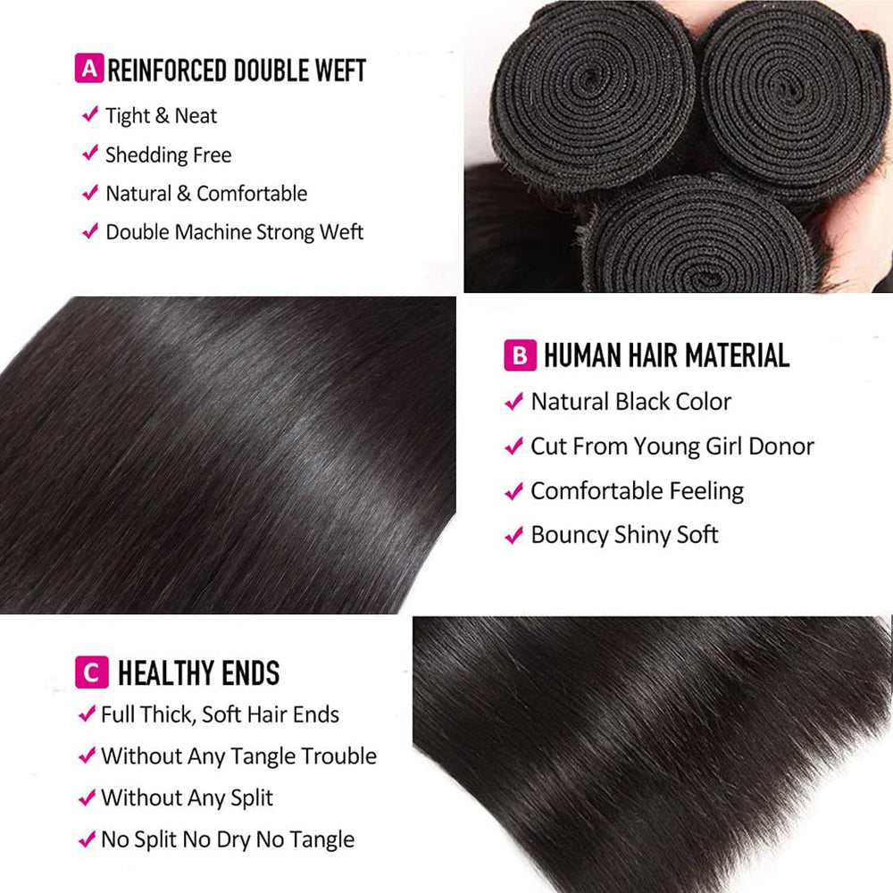 WOWQUEEN tight weft detail shows secure construction and long-lasting wear.