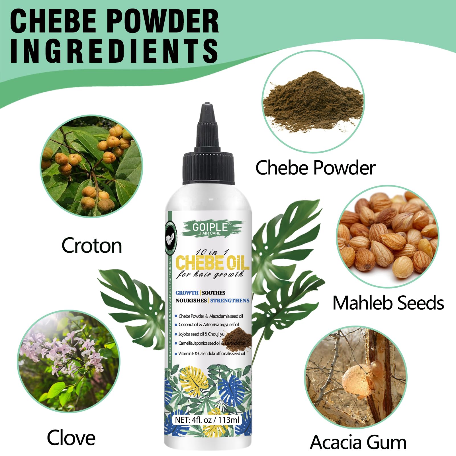WOZUTUNT Chebe Oil texture closeup showing smooth non greasy feel