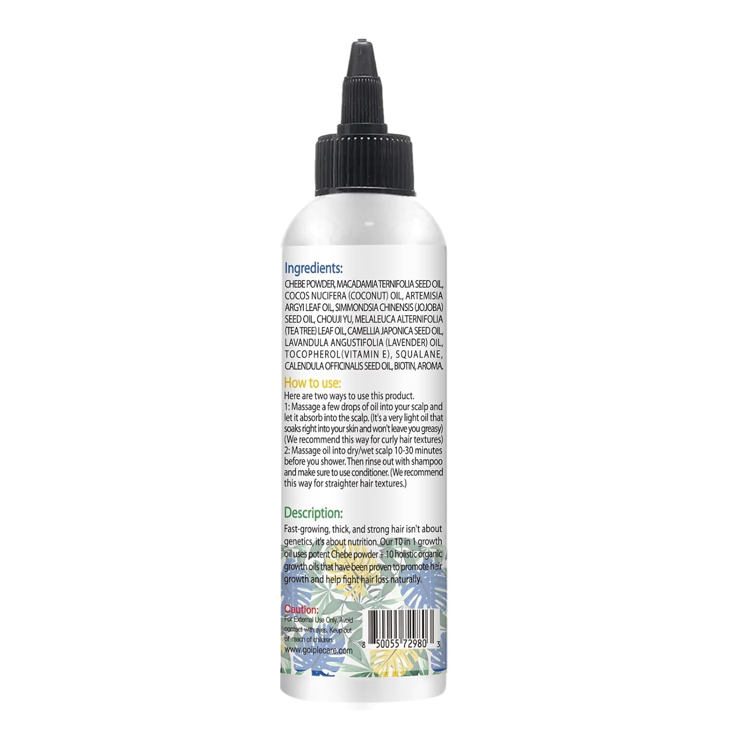 WOZUTUNT Chebe Oil packaging suitable for travel