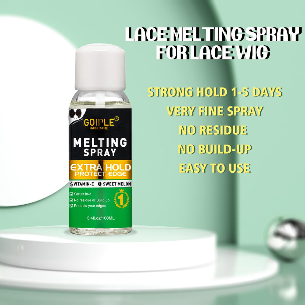 WOZUTUNT strong hold wig adhesive side view demonstrates lasting attachment.
