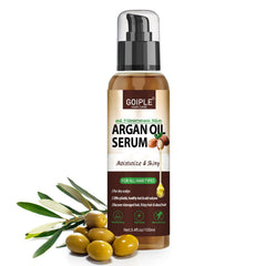 WOZUTUNT Argan Protein Hair Oil Serum bottle with pour cap for easy application and frizz control.