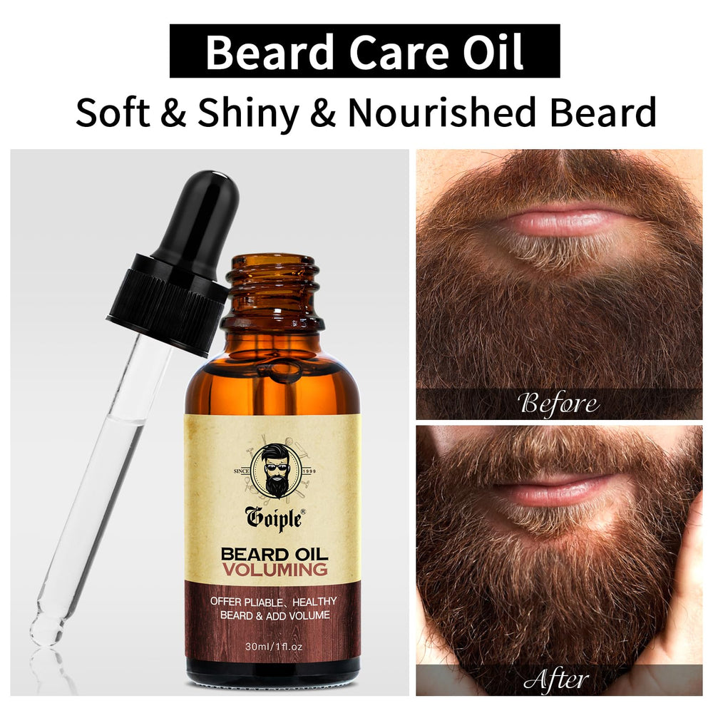 WOZUTUNT beard comb distributes oil evenly for controlled styling