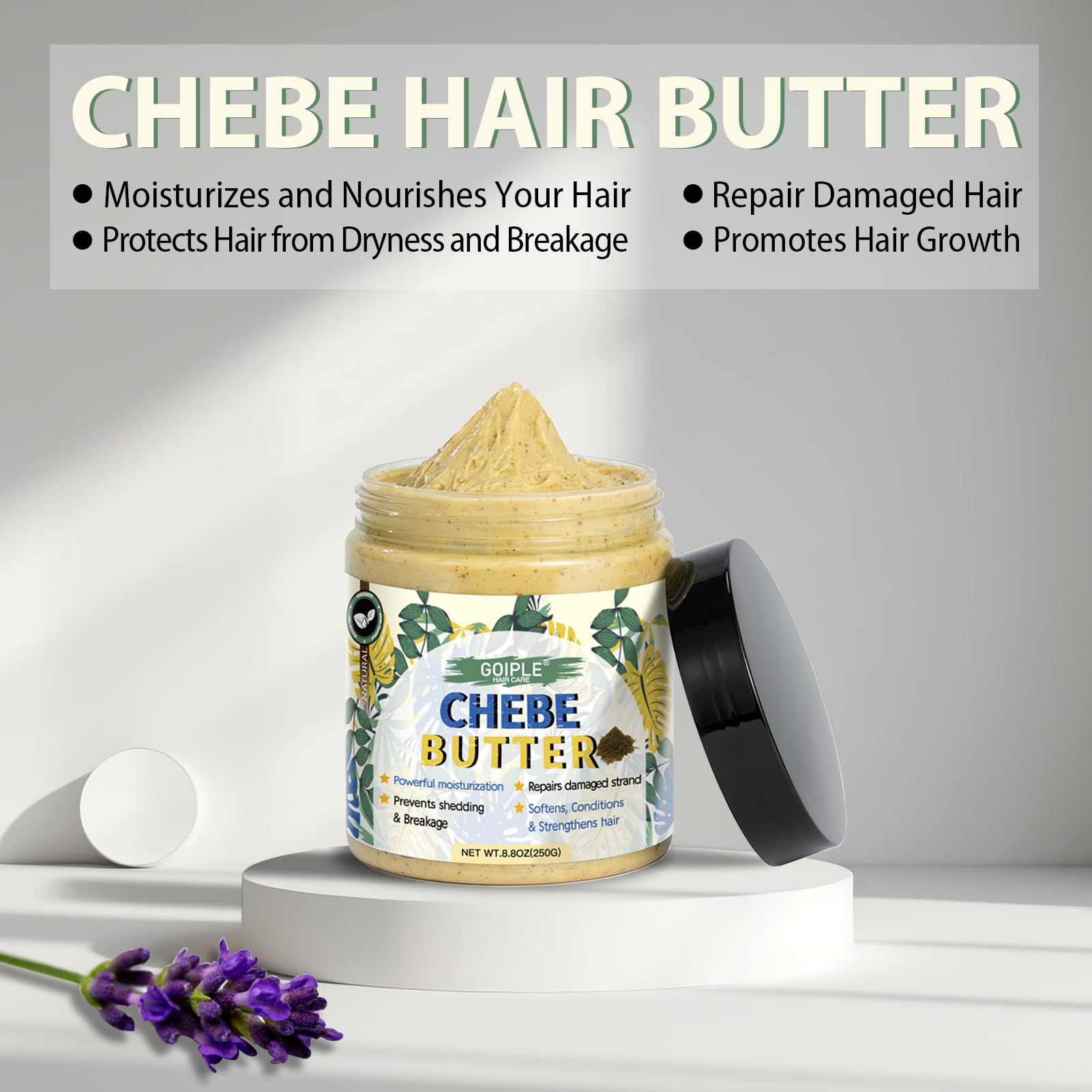 WOZUTUNT Chebe Butter compact jar ideal for on-the-go conditioning