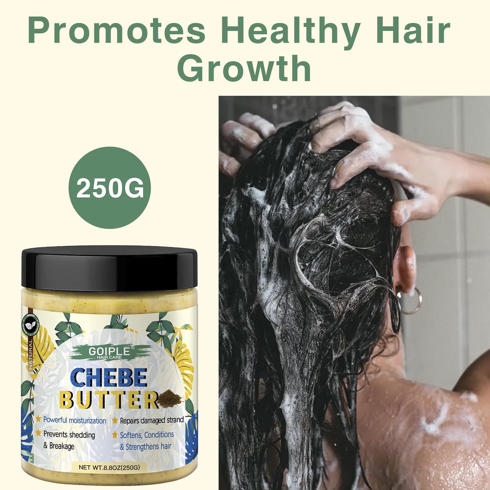 WOZUTUNT Chebe Butter hydrates hair through seasonal transitions and busy days