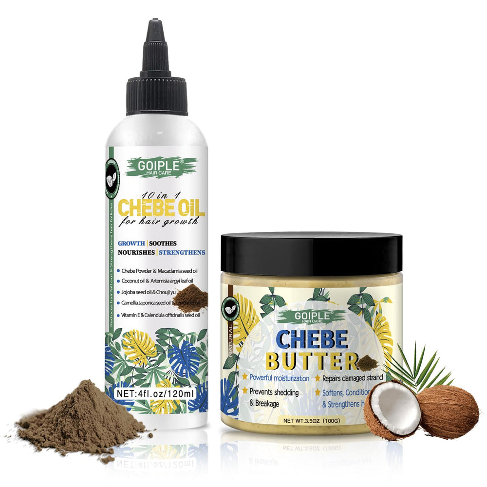 WOZUTUNT Chebe oil bottle for deep conditioning and shine.