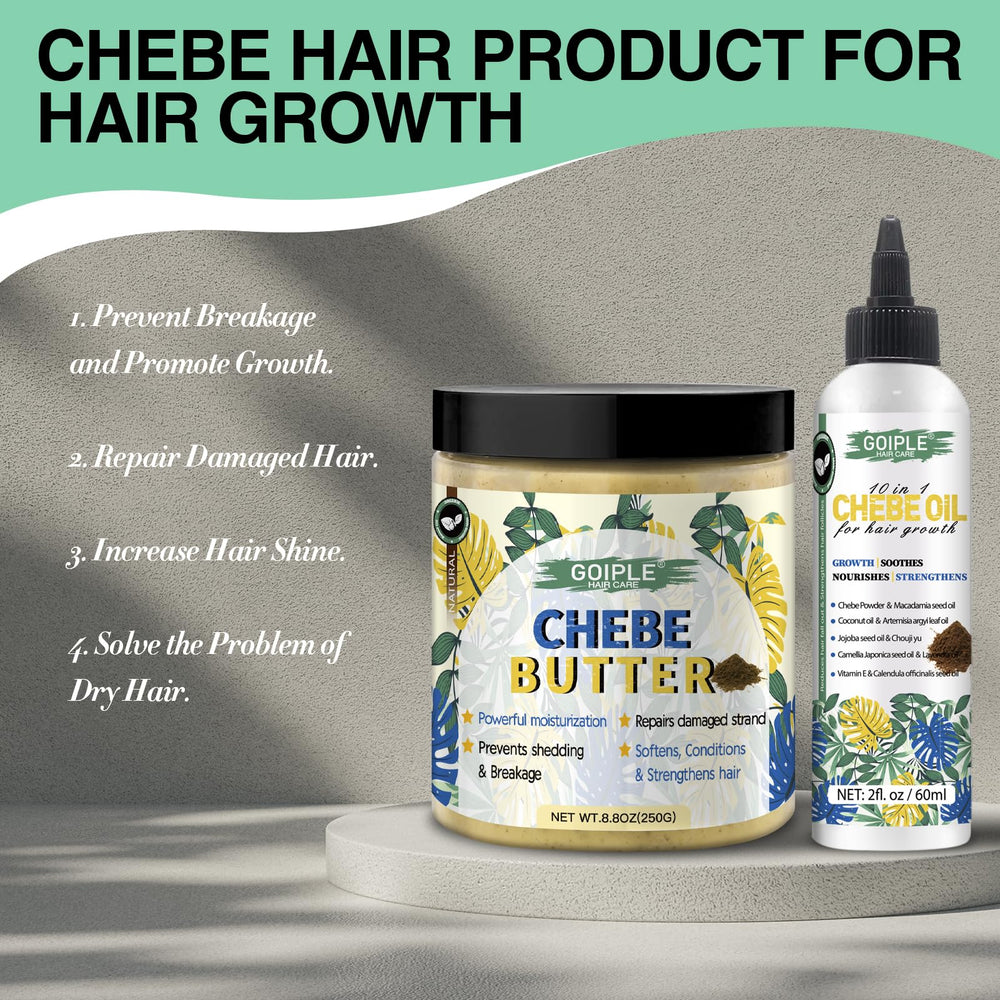WOZUTUNT Chebe oil and butter collection offers versatile care options.