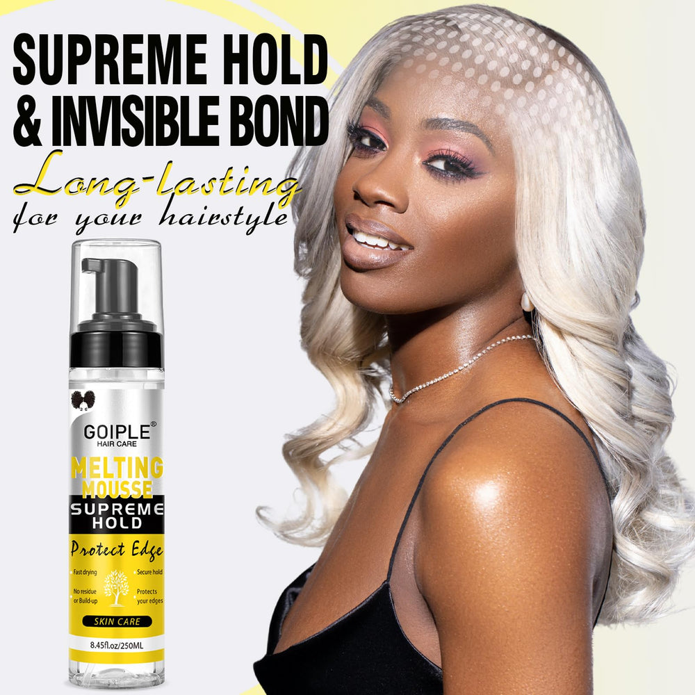 WOZUTUNT Closure Wigs Bonding demonstrates secure attachment for closure wigs.