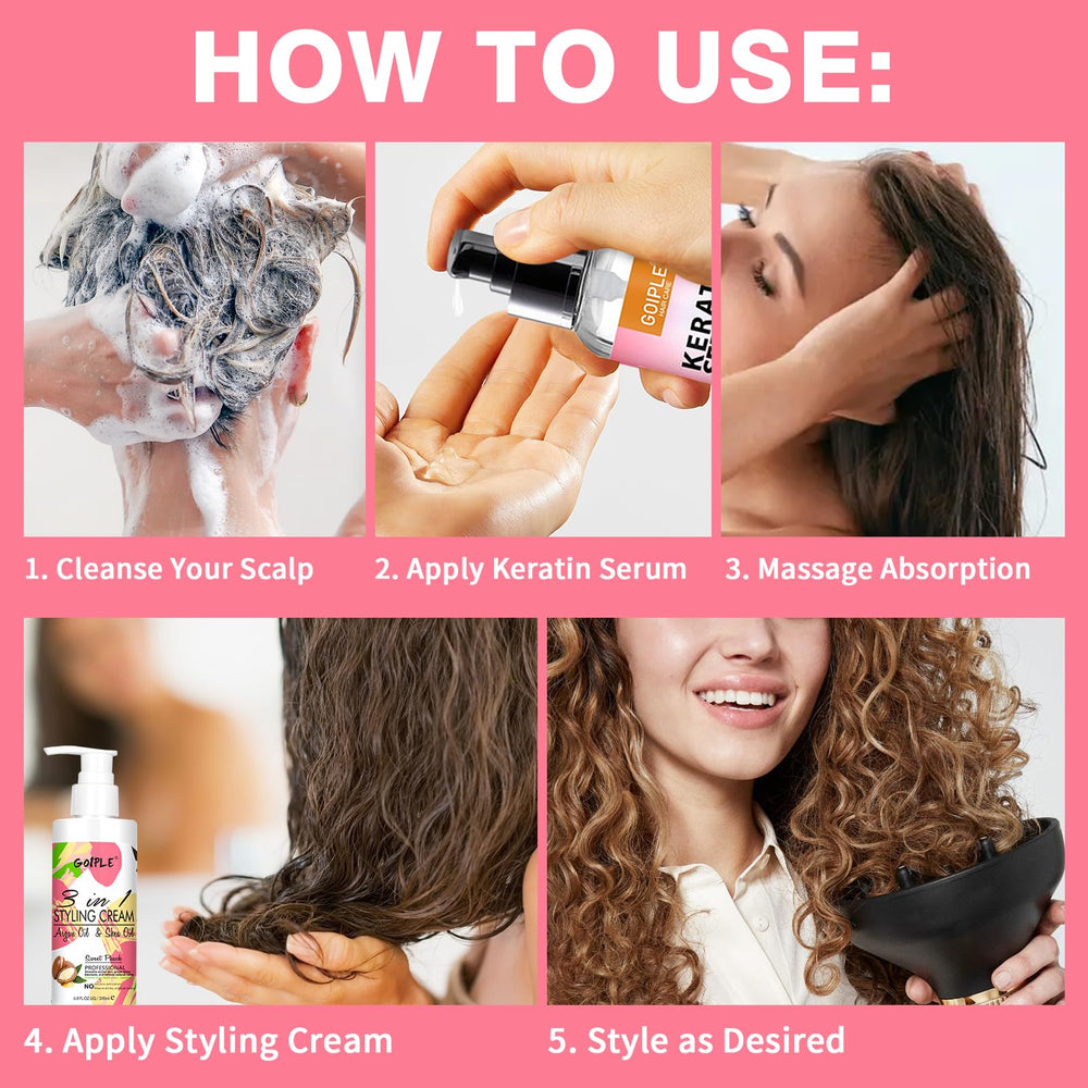 WOZUTUNT coconut-oil formula defines waves with shine