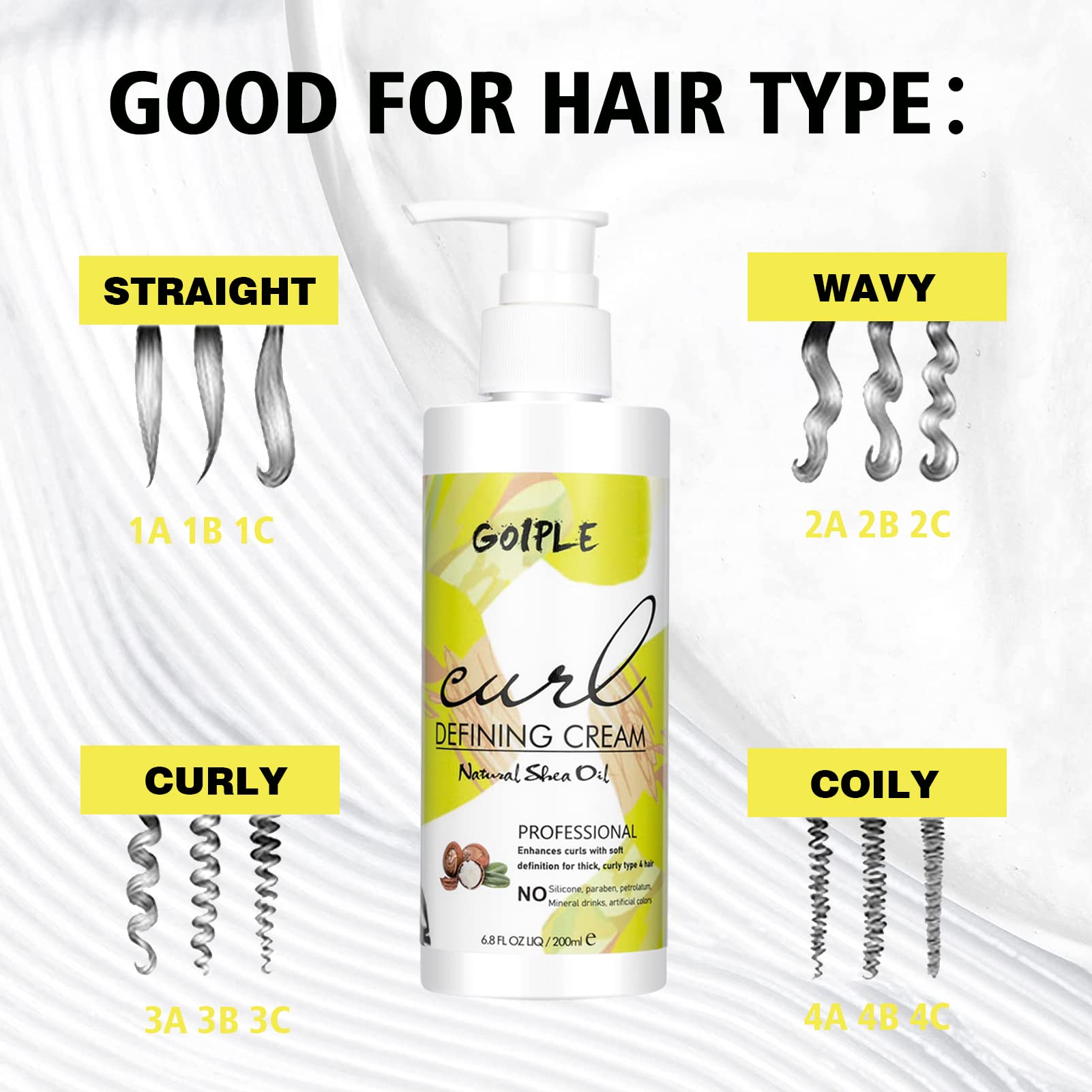 WOZUTUNT Curl Defining Cream featuring shea butter and natural oils.