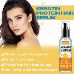 WOZUTUNT Daily Hair Care Routine demonstrates easy protection before styling