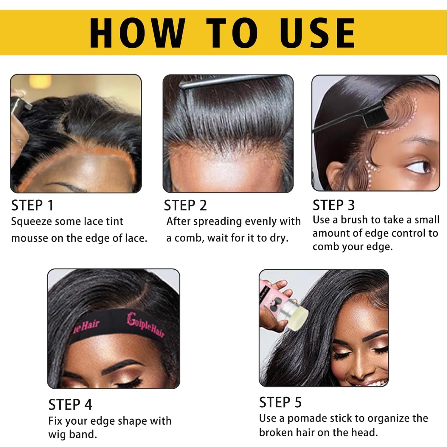 WOZUTUNT dual edge brush in use for even distribution.