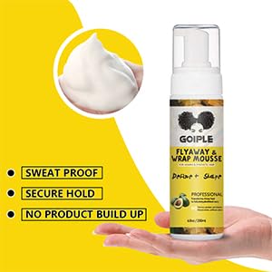 WOZUTUNT Hair Wax Stick Edge Control smooths frizz and blends edges.