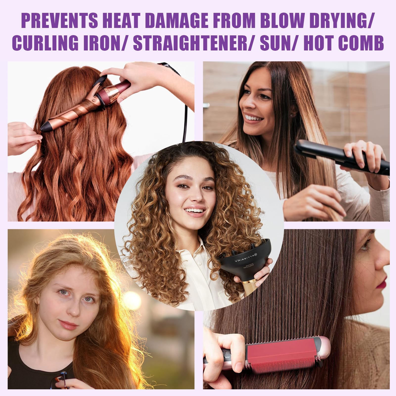 Calm natural ingredients support a simple hair care routine