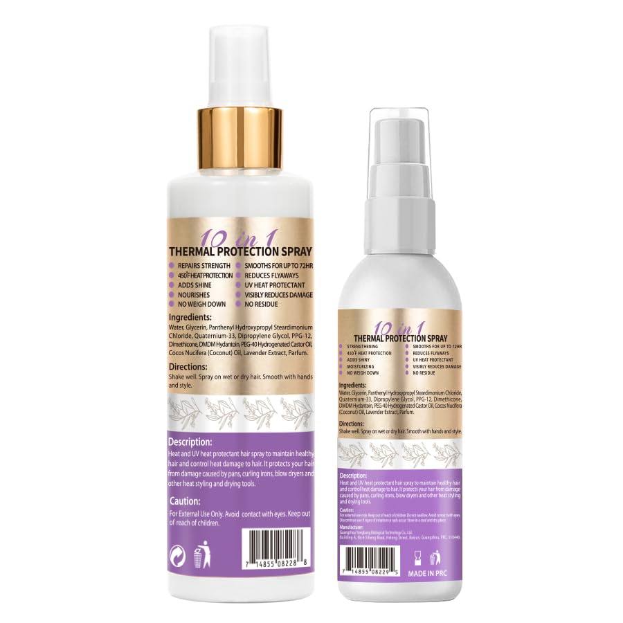 WOZUTUNT lavender scent enhances styling with calming aroma.