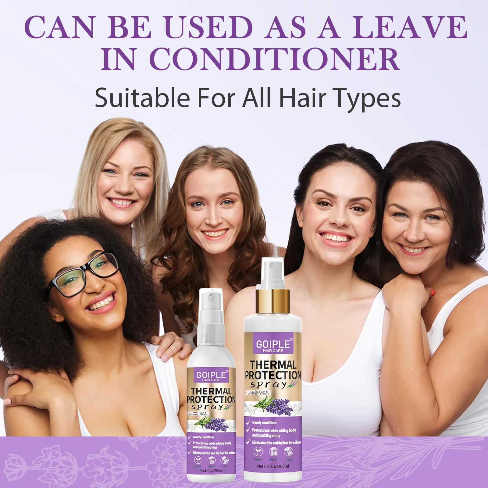 WOZUTUNT natural hair and wigs friendly spray for heat styling.
