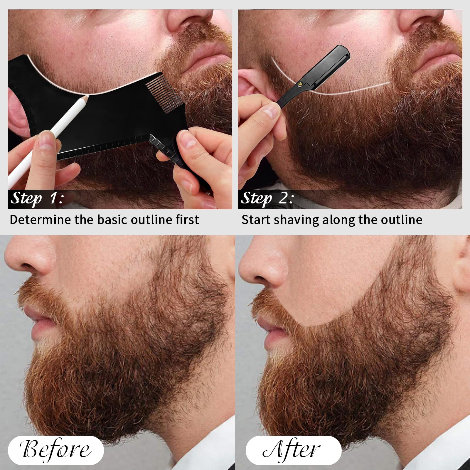 WOZUTUNT scissors trim longer hairs with precision