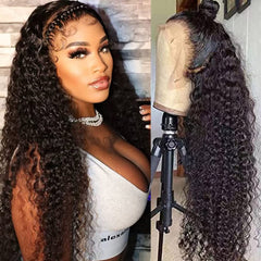 WPPIKK 13x4 lace front wig in 24-inch wet and wavy style for natural look