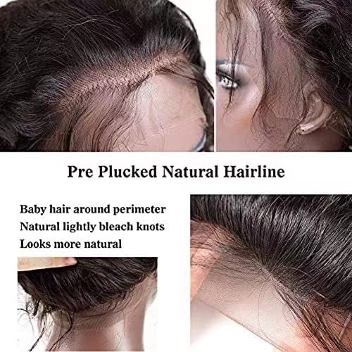WPPIKK 16-inch close-up knots and lace for a natural look.
