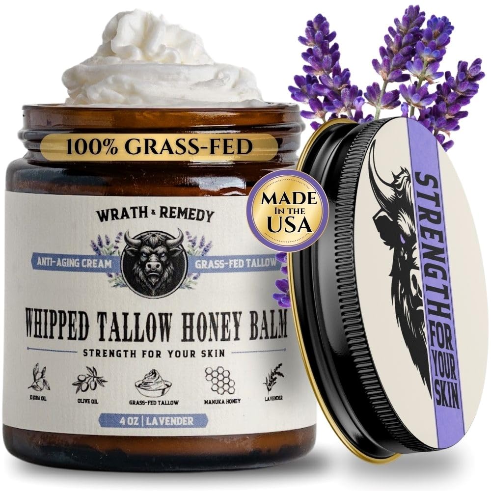 Wrath & Remedy golden-tallow detail reveals rich texture and nourishment.