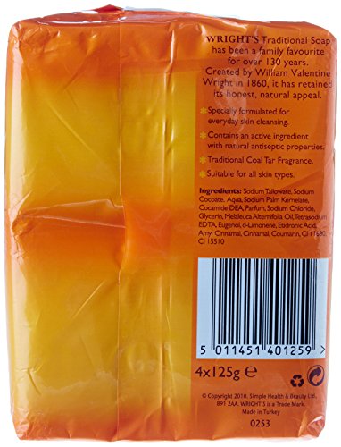 Wright's coal tar soap bars displayed to highlight durable, traditional bars