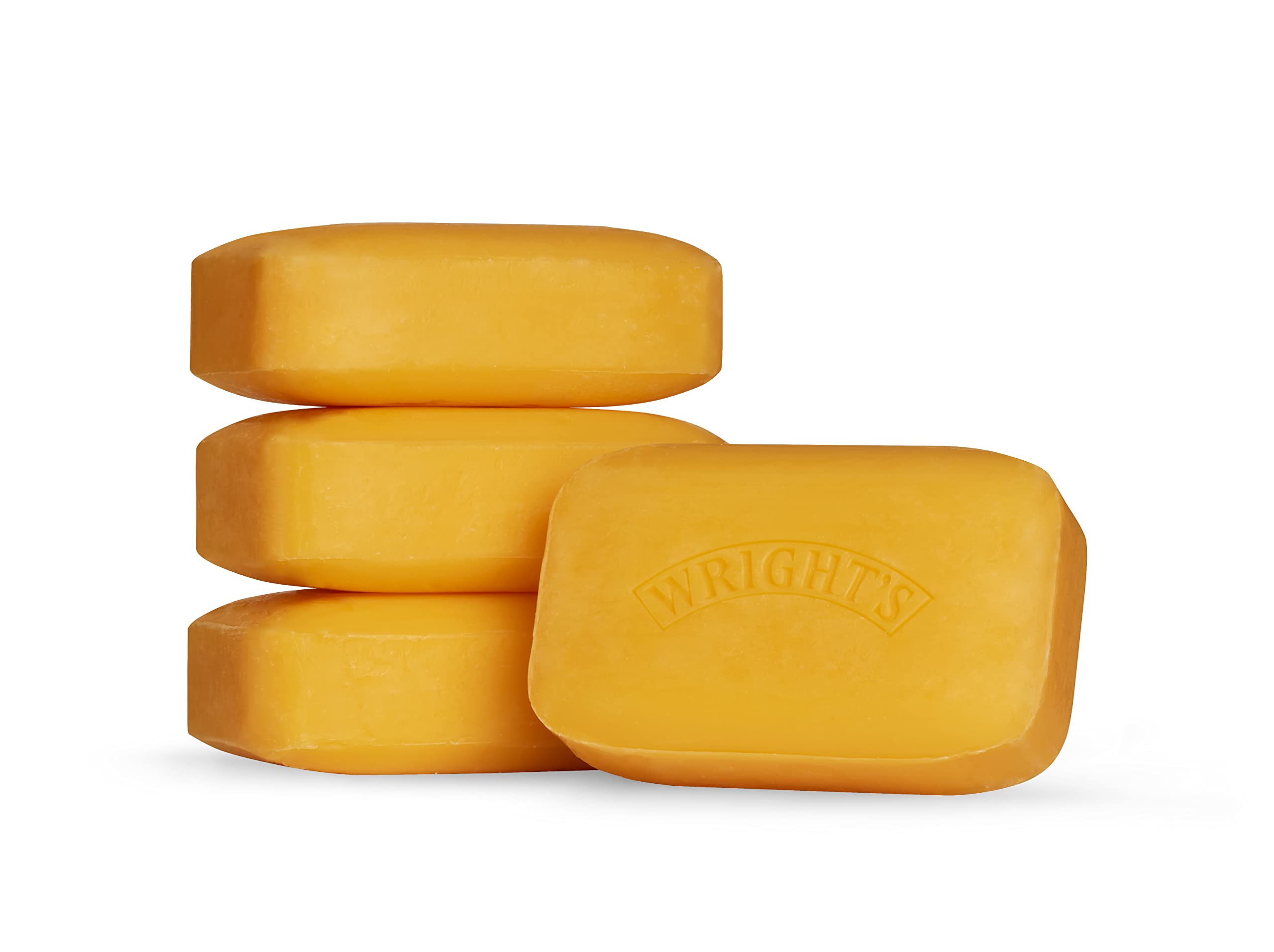Wright's coal tar soap dry on rack after use, ready for next shower