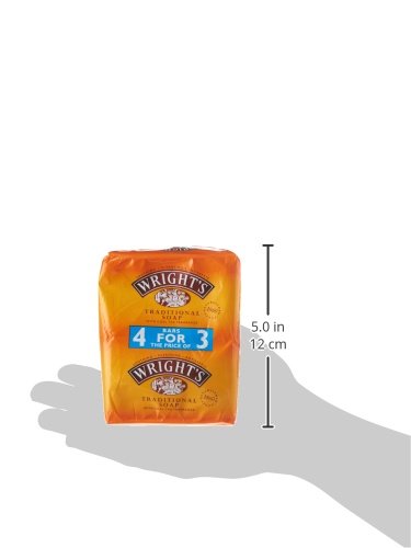 Wright's coal tar soap bars in a dish offer classic shape and sturdiness