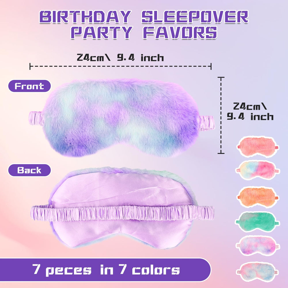 WSYUB colorful eye masks and bows promote comfortable, mess-free routines
