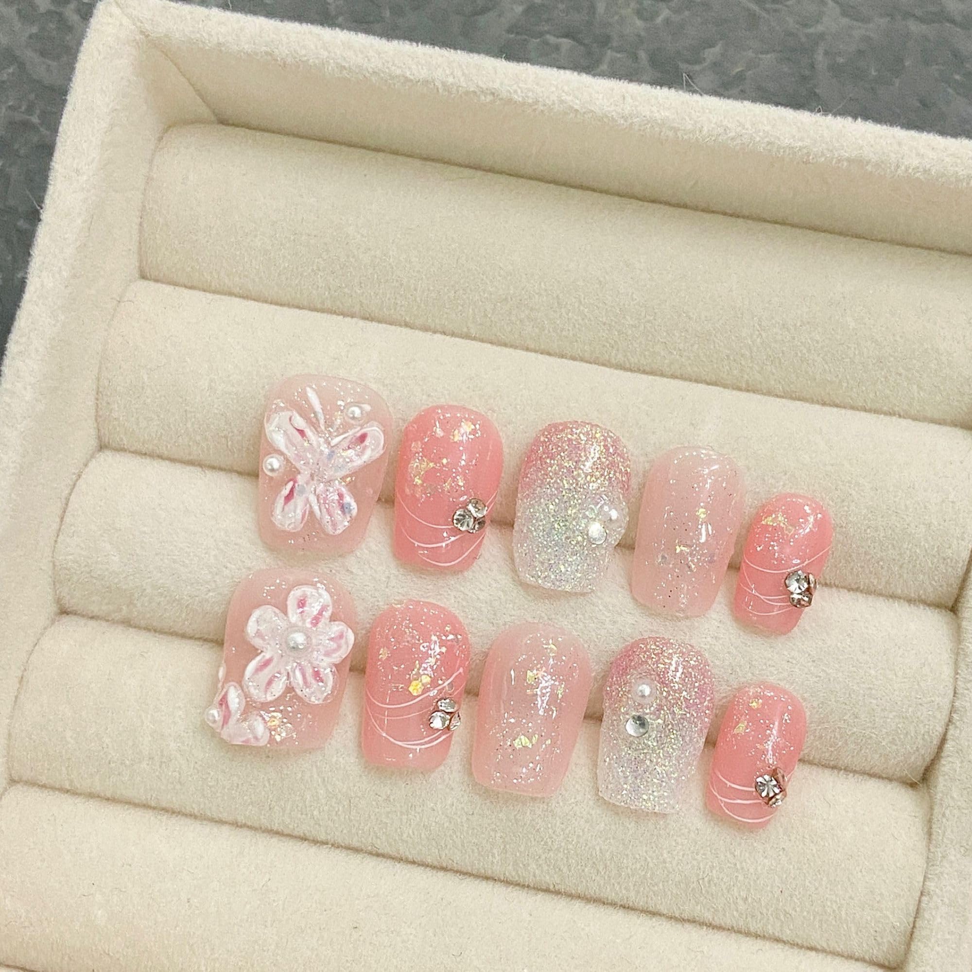 Wsiliana nail art kit storage box for organized DIY manicures