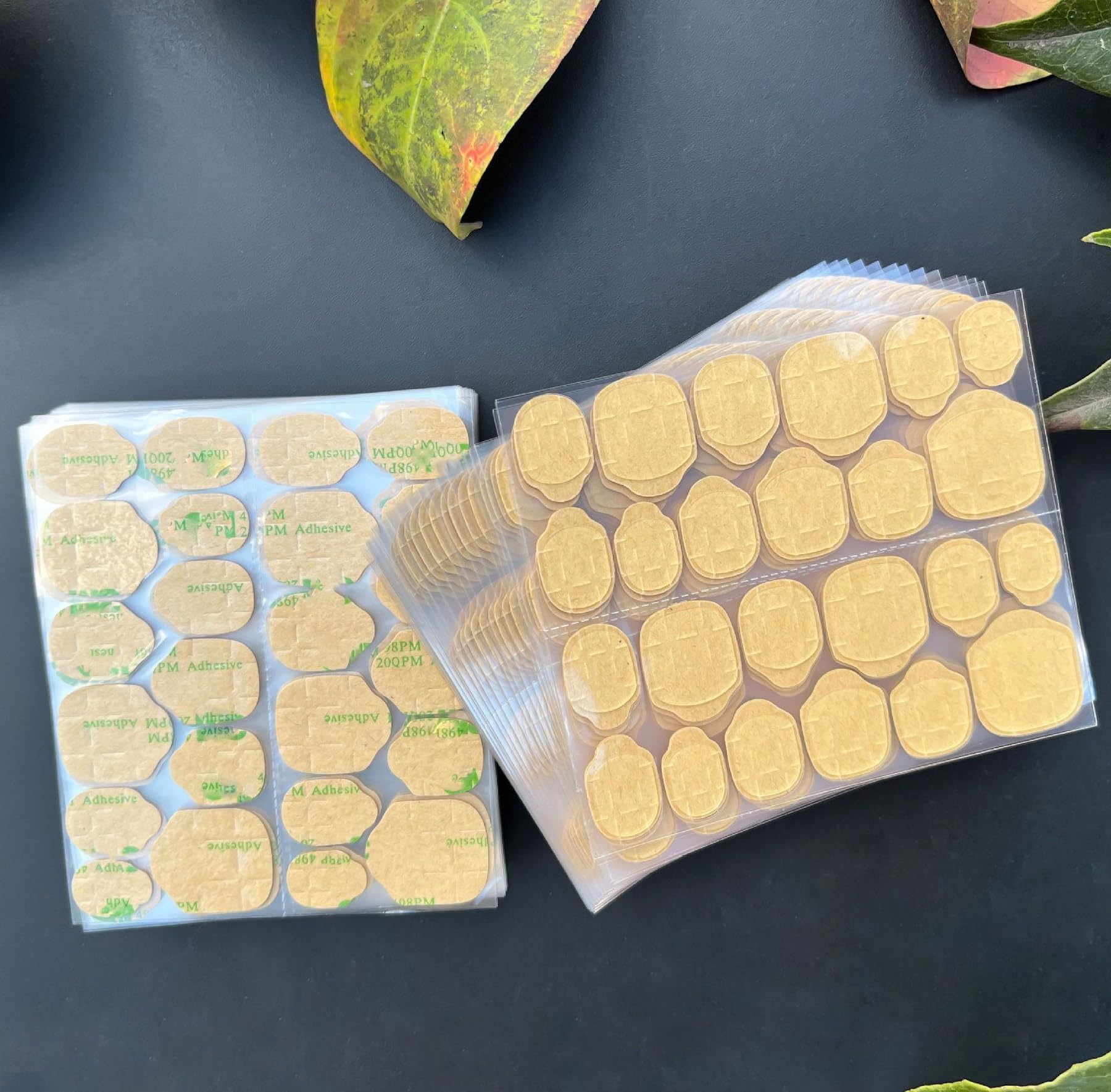 WSiliana strong double-sided adhesive provides durable hold for nails.