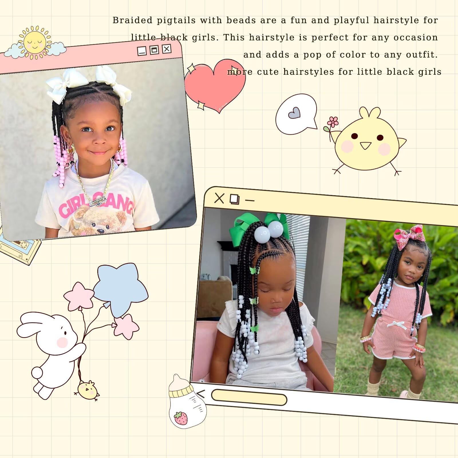 WSTAR Durable elastic band secures ponytails with comfort