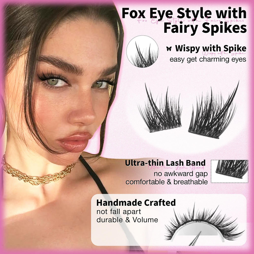 Wtvane DIY cat-eye extensions cover 8-16mm for versatile styling.