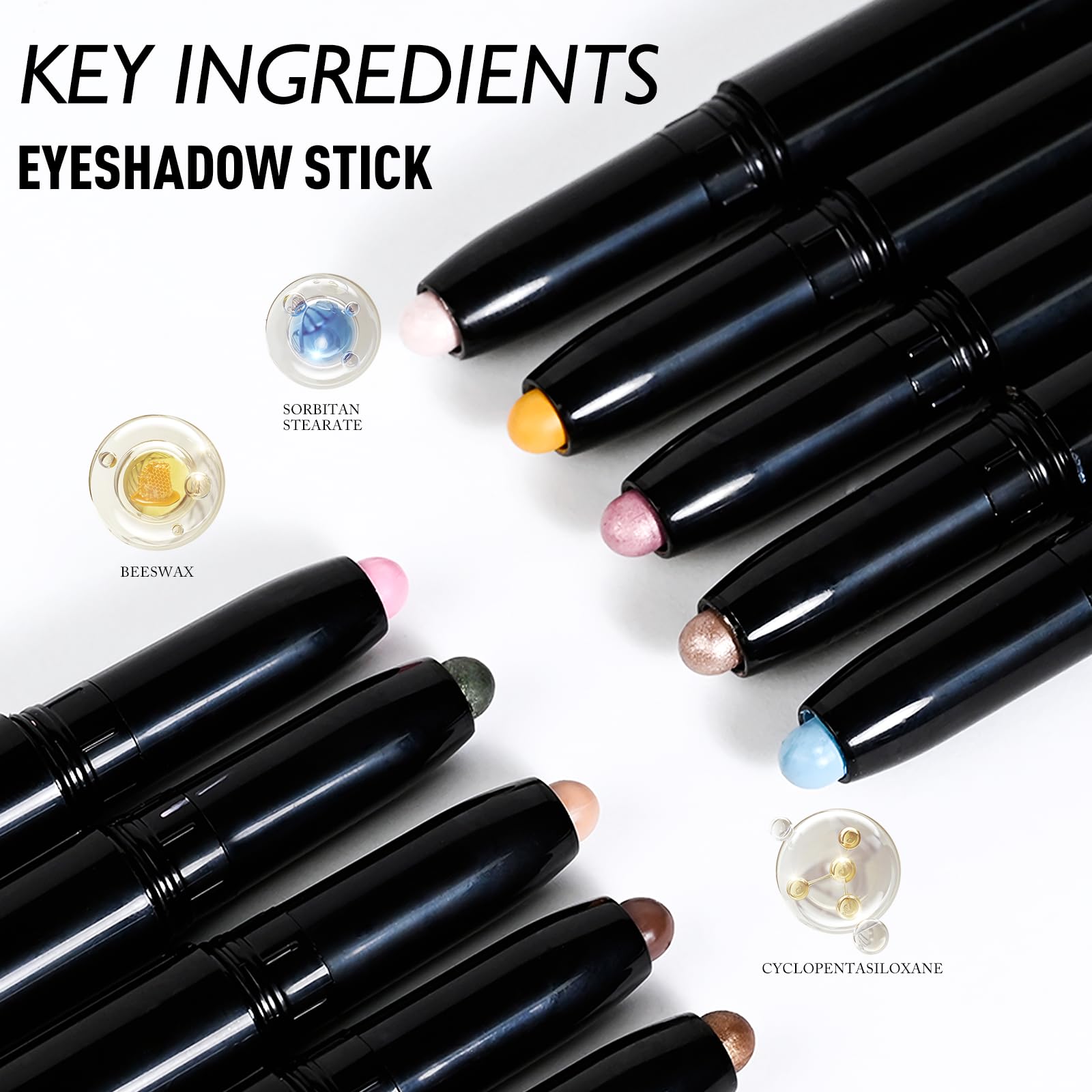 Wugbc Eyeshadow Stick glides on smoothly for fast makeup touch-ups