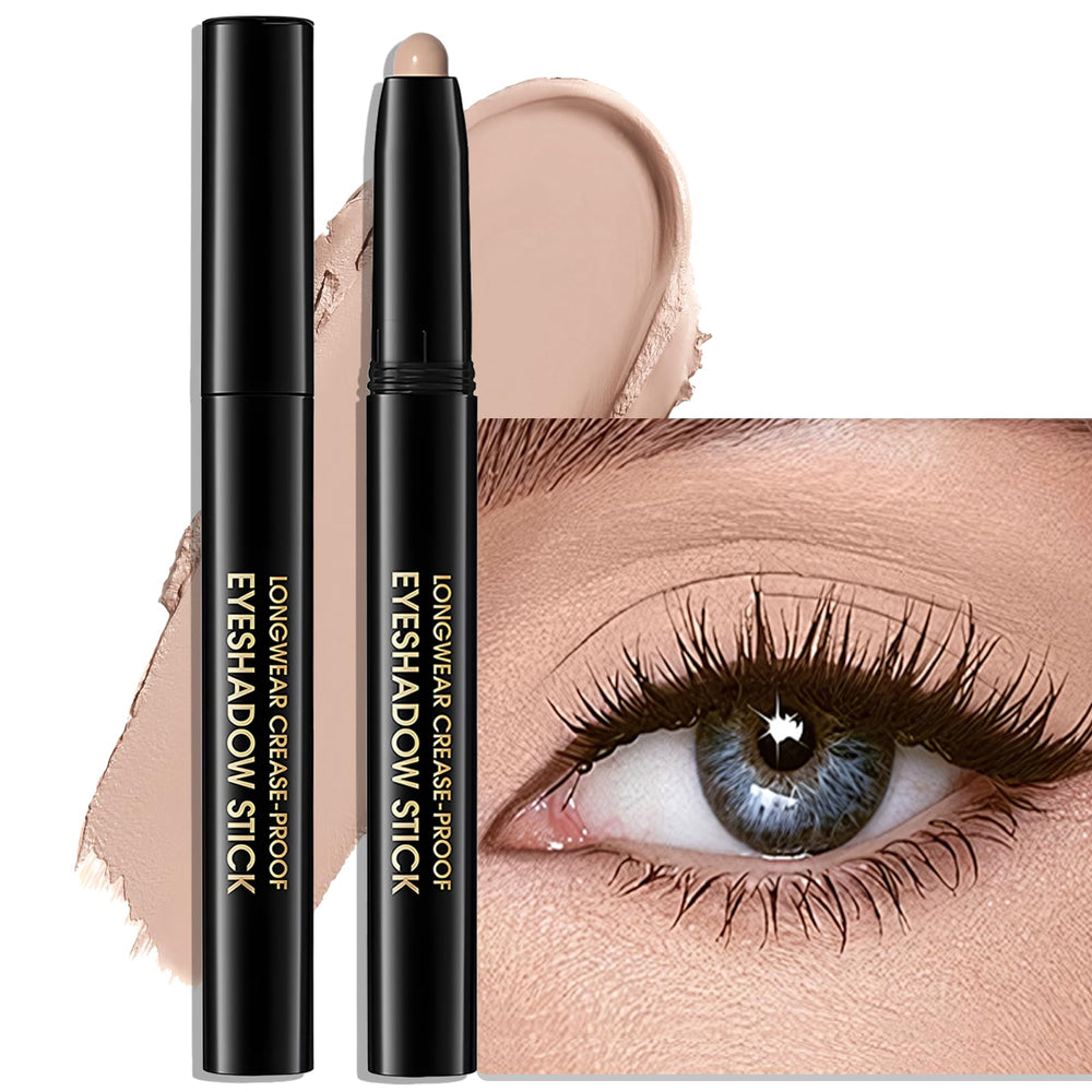 Wugbc Eyeshadow Stick Desert Swatch shows rich matte pigment for easy daytime looks.