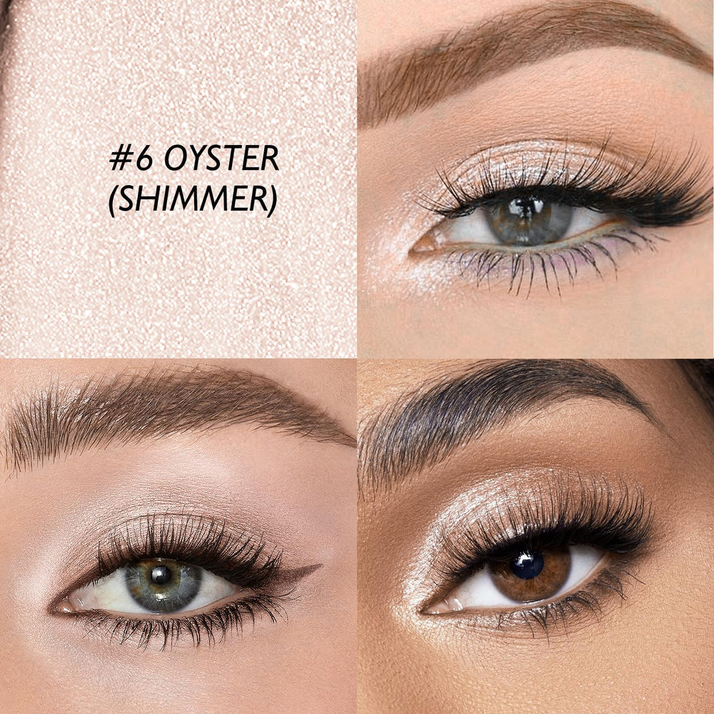 Wugbc Oyster swatch reveals high-pigment shimmer with long-wear color