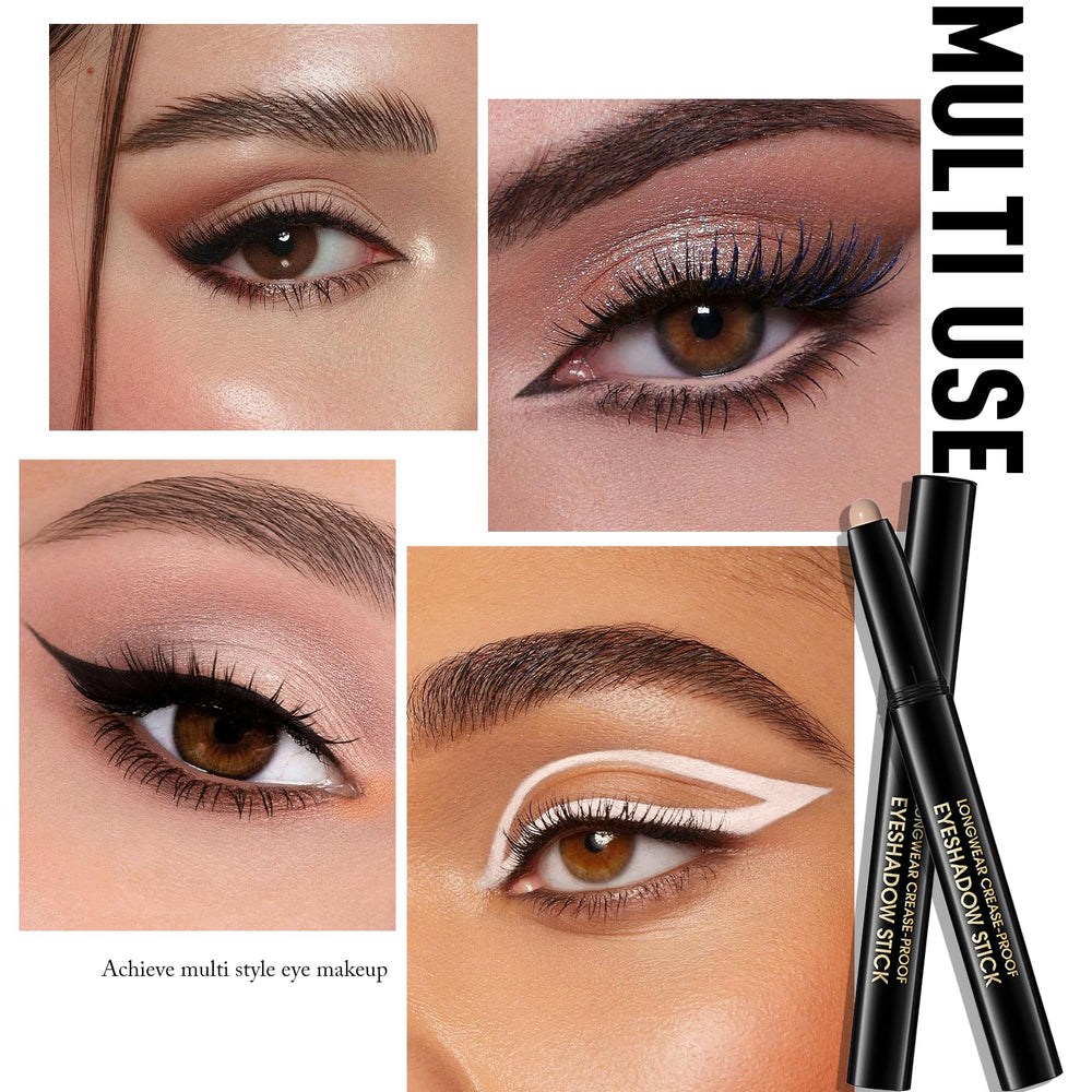 Wugbc Eyeshadow Stick Travel-Friendly Pack fits in a purse for quick touch-ups.