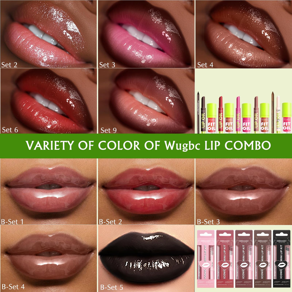 Wugbc gift-pack lip kit, an elegant present for makeup lovers.