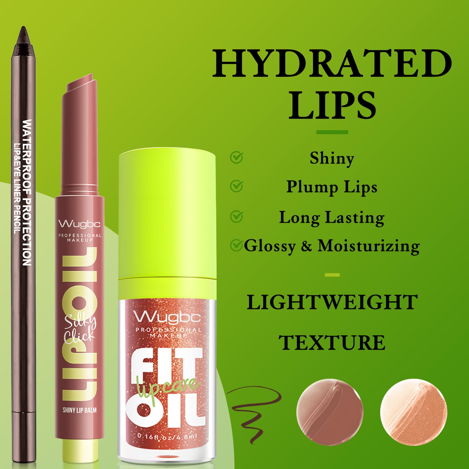 Wugbc moisturizing lip balm nourishes lips for all-day softness.