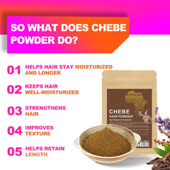 Wuliao Chebe Powder mixed with carrier oil for a nourishing mask.