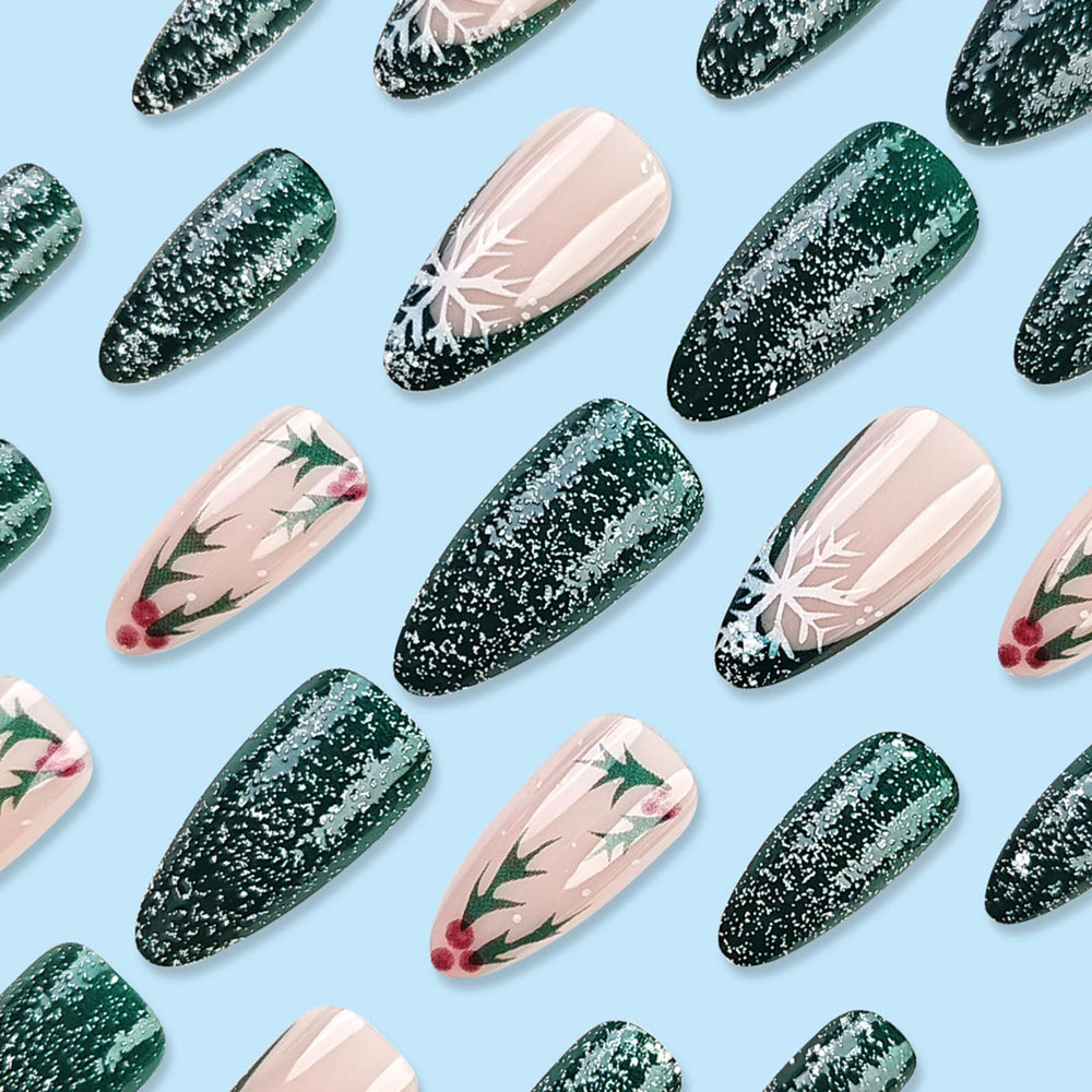 WULIUFLY ABS material nails gentle on natural nails