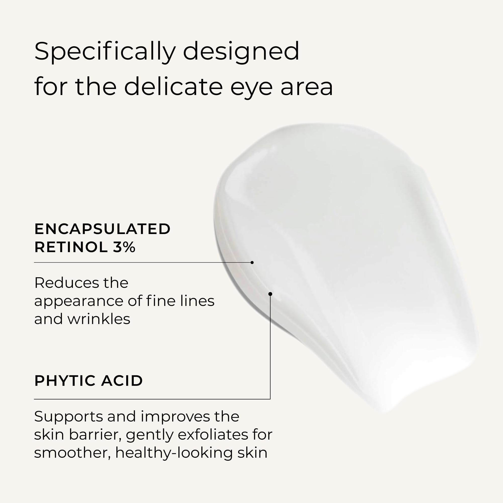 Encapsulated retinol in Wunderlift Night Eye Cream delivers gentle renewal around the eye.