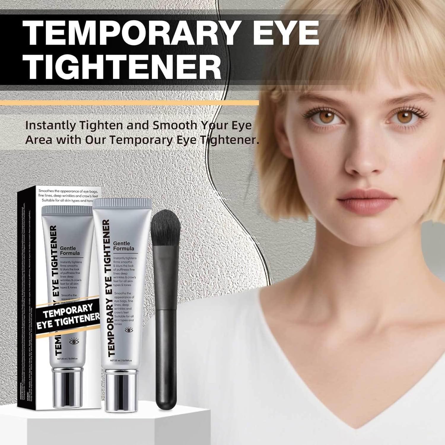 Wwkhhrst Perfection Eye Tightener application close-up shows easy daily use