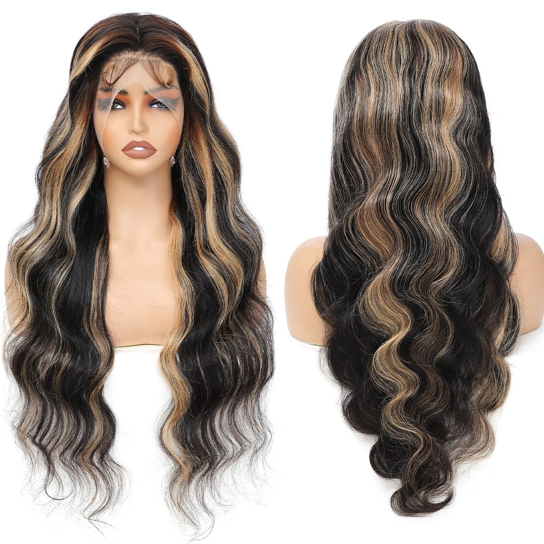 WXG 13x6 lace front wig with HD transparent lace for natural parting