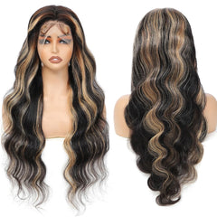 WXG 13x6 lace front wig with HD transparent lace for natural parting