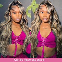 WXG Glueless wig with pre-plucked hairline and baby hairs for realism