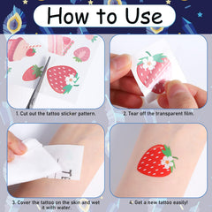 Wxiben wolf tattoo adhesion moderate tack emphasizes skin-friendly hold.