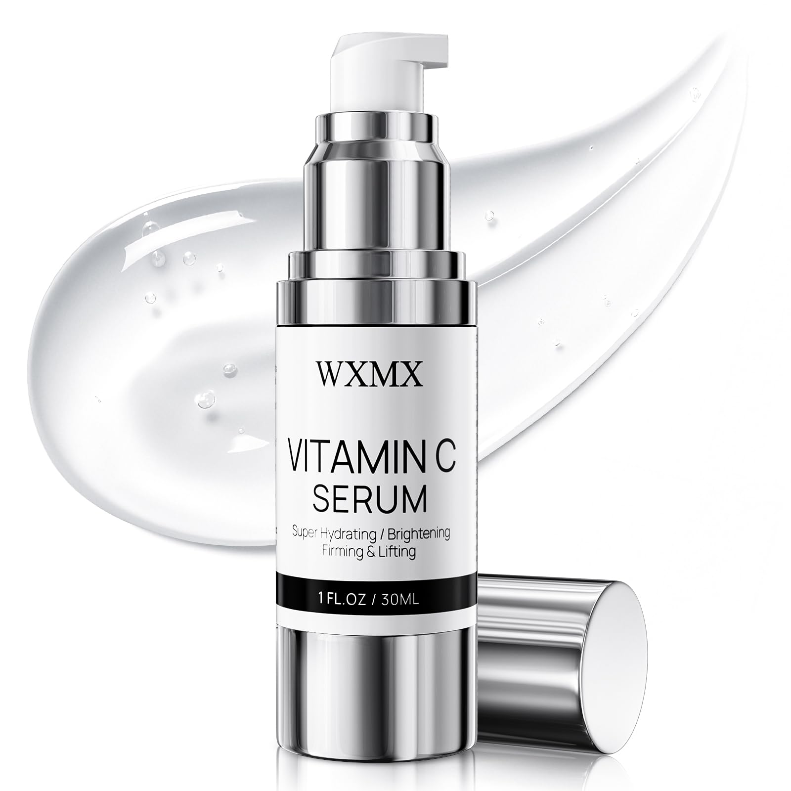 Absorption and even tone after using WXMX Super C Serum