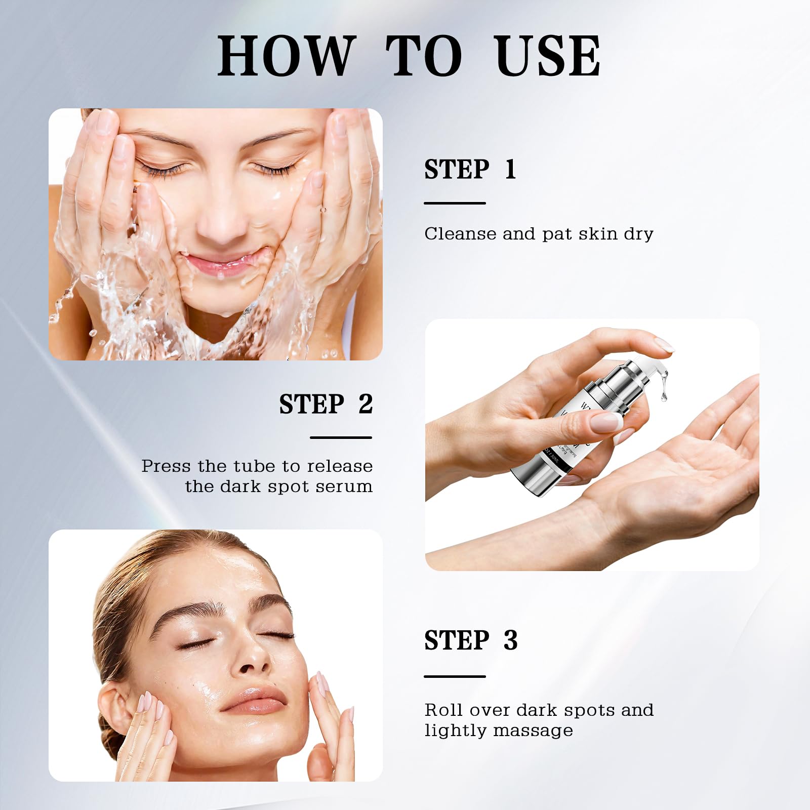Packaging and ingredients emphasis of WXMX Super C Serum