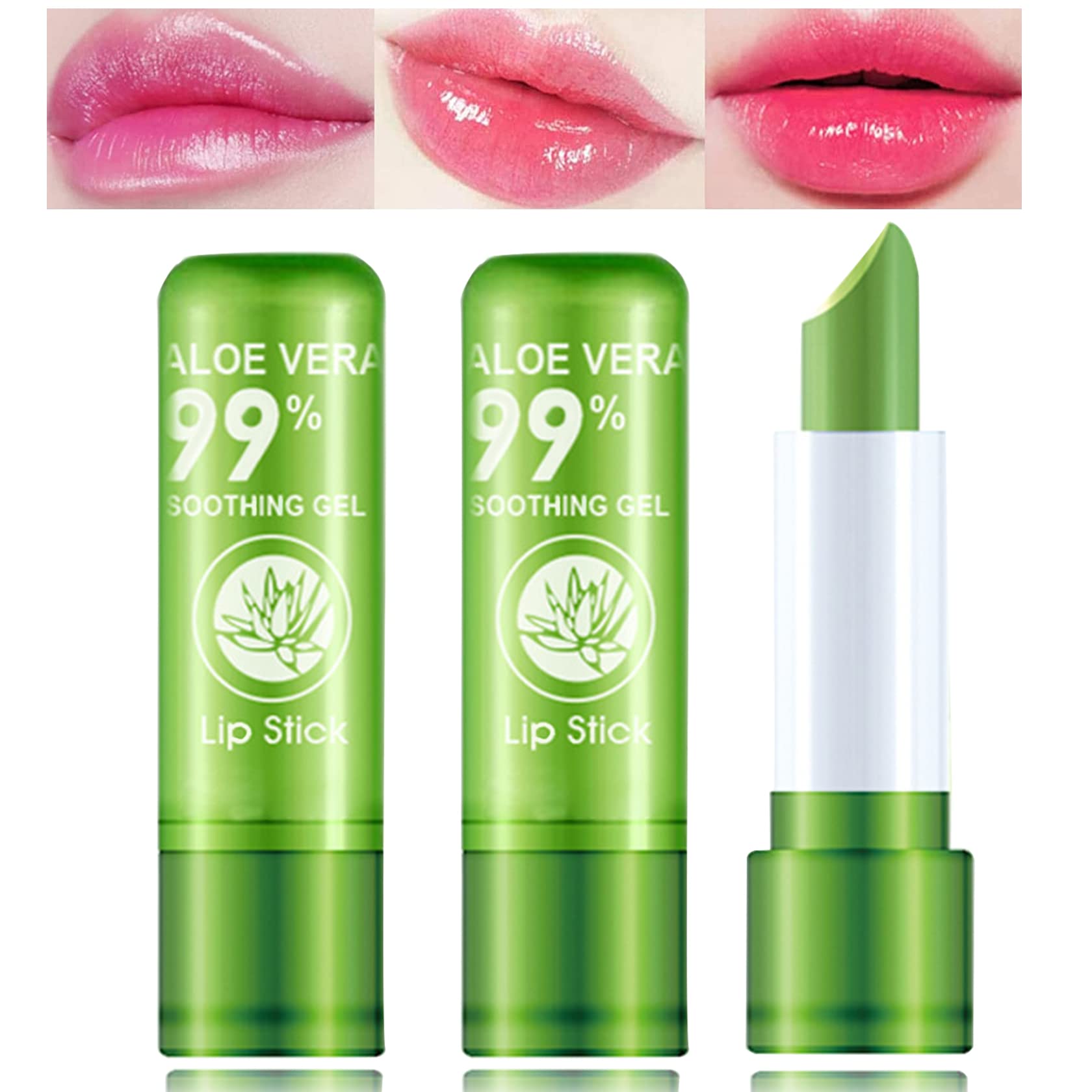 WYBLZPXZ aloe vera lipstick packaging with premium design for gifting and display.