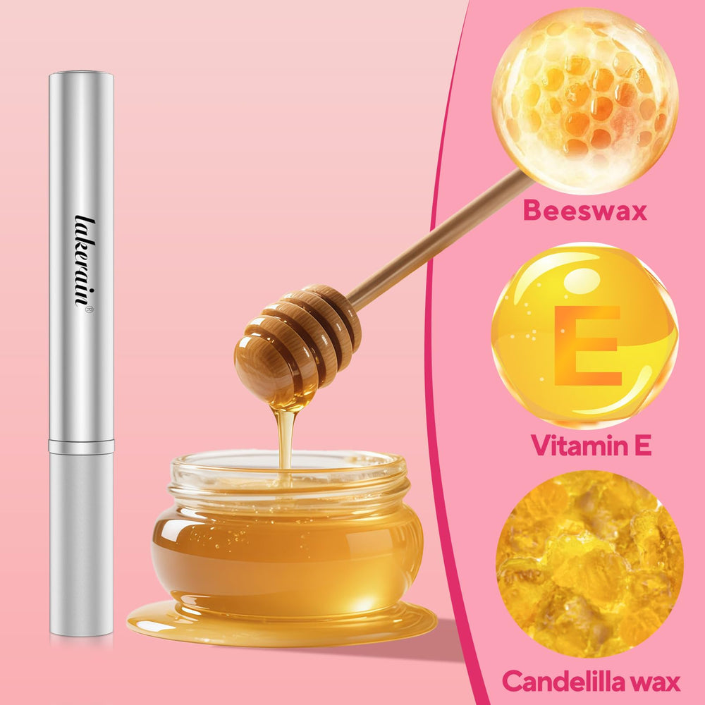 wyihg Honey Lipstick Tinted Lip Balm close-up texture highlights lightweight feel.